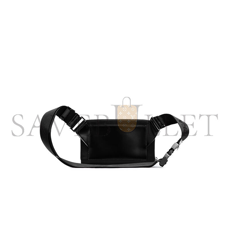 Pra*a saffiano leather belt bag 2vh156 (21*13*3cm)